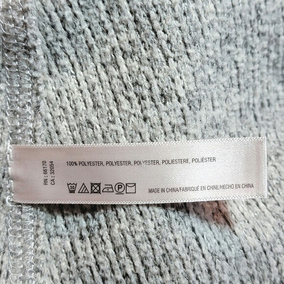 Anthropologie Saturday Sunday Gray Zip Front Cape Poncho Chic Fall Layering S - Picture 12 of 14